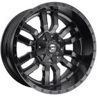 Fuel Sledge 20X9 6X139.7  Matte Black With Gloss Black Lip Wheel & Tyre Package
