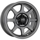 King Grappler 16x7 5x114.3 Matte Grey Wheel & Tyre Package