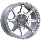 King Grappler 17x9 6x139.7 Machined Silver Wheel & Tyre Package