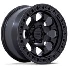 KMC RIOT SBL KM550 SATIN BLACK 17X8.5 6X139.7 Wheel & Tyre Package