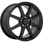 Motegi Racing Mr142 Cs8 17X7 4X100 Satin Black Wheel & Tyre Package