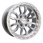 Nomad N133 18x8.5 6x139.7 Silver Machined Face Wheel & Tyre Package