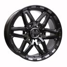 Nomad N232 17x8.5 6x139.7 Satin Black Wheel & Tyre Package