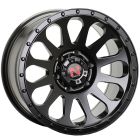 Nomad Victim 17x9 6x114.3 Matte Black Wheel & Tyre Package