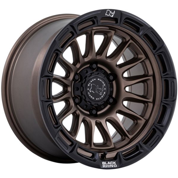 17x8.5 Black Rhino Rival BR025 Burnt Bronze w/ Matte Black Lip