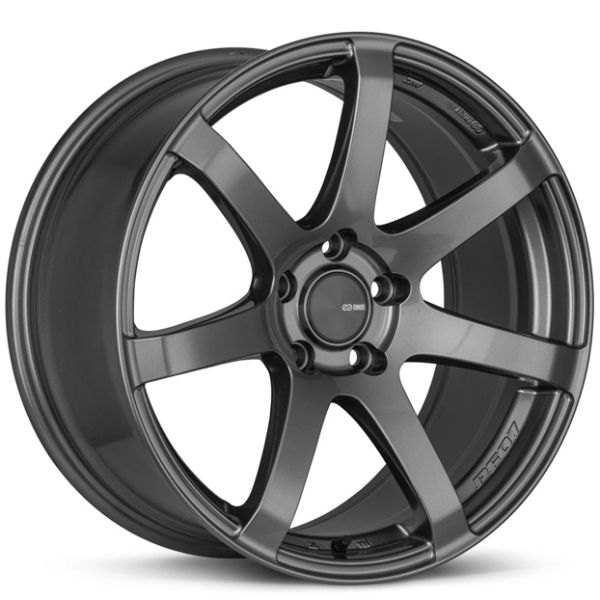 Enkei PF07 17x8.5 5x114.3 35mm Offset Dark Silver Wheel *Special Order/No Cancel* main image 1