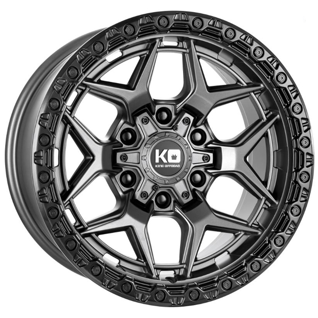 King Growler Matte Titanium alloy wheel