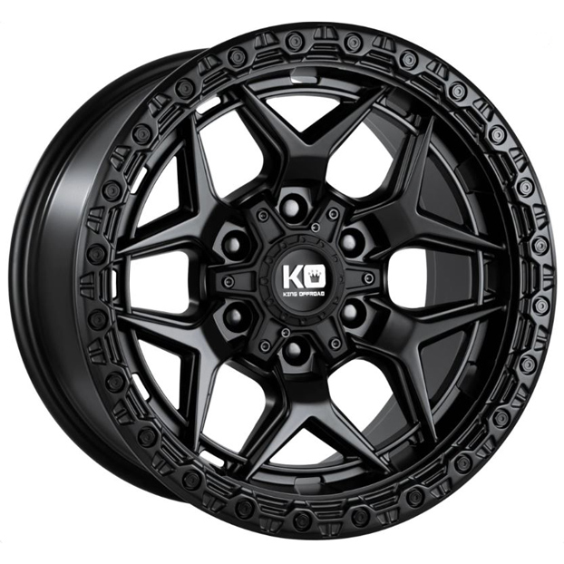 King Growler Satin Black alloy wheel
