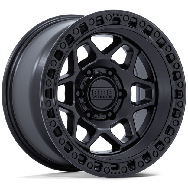 KMC KM553 Torx Matte Black alloy wheel