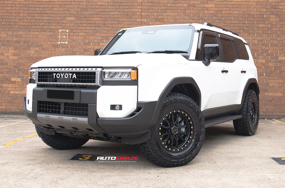 Toyota Landcruiser Prado with Nomad N133 wheels front gallery view