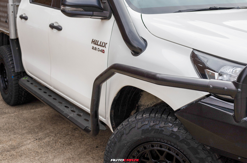 TOYOTA HILUX KMC GRS SATIN BLACK