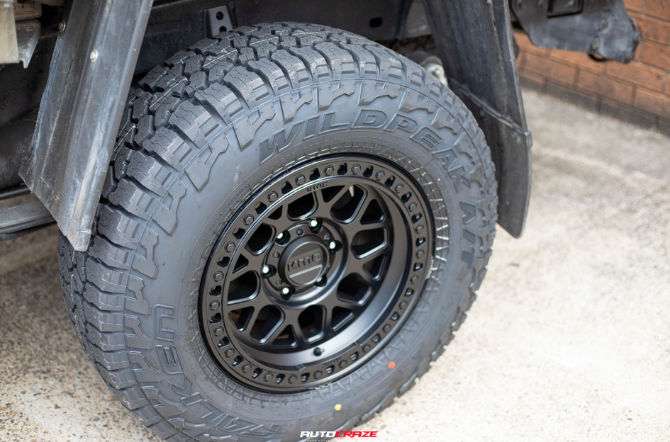 TOYOTA HILUX KMC GRS SATIN BLACK