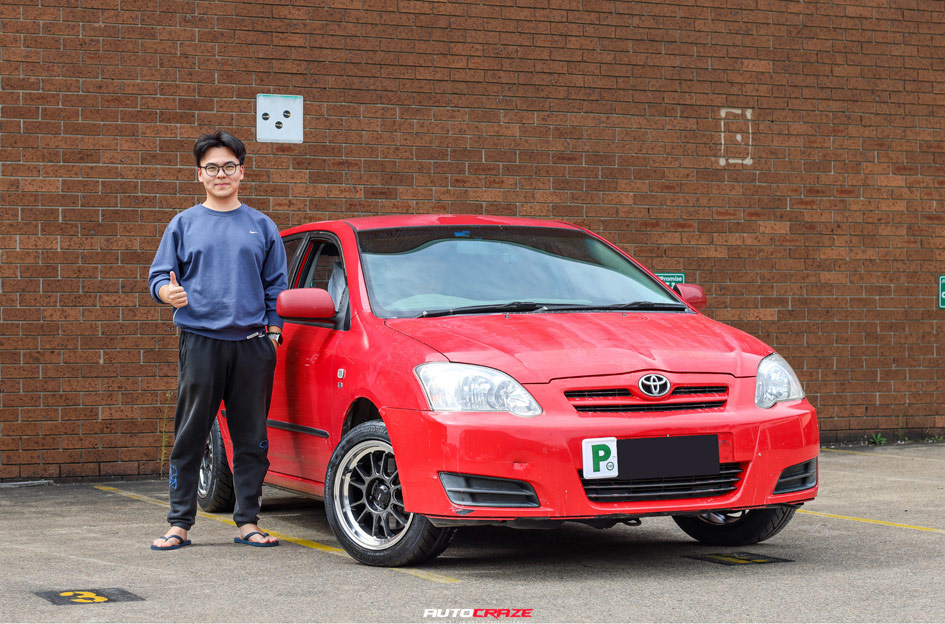 TOYOTA COROLLA KONIG HYPERGRAM METALLIC CARBON W/ MACHINED LIP