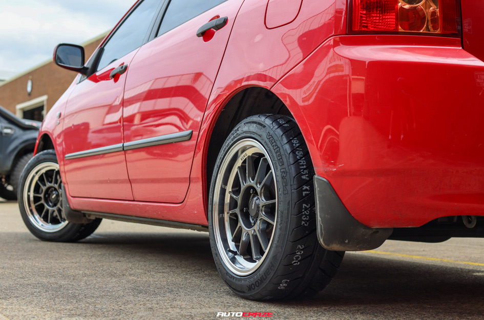 TOYOTA COROLLA KONIG HYPERGRAM METALLIC CARBON W/ MACHINED LIP