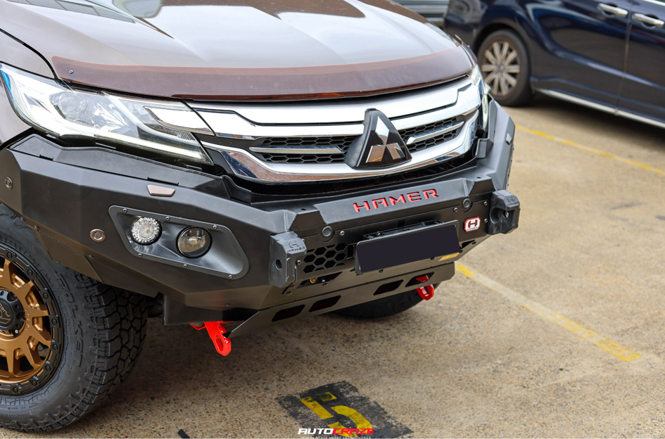 MITSUBISHI PAJERO SPORT FUEL FORTRESS MATTE BRONZE W/ GLOSS BLACK LIP