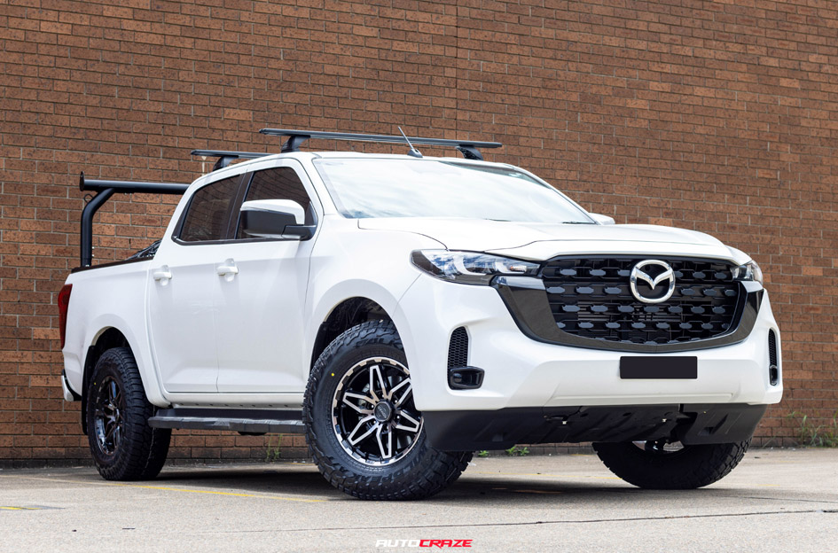 MAZDA BT-50 NOMAD N232 GLOSS BLACK DARK TINT