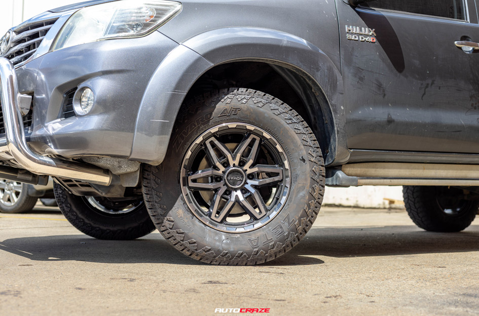 TOYOTA HILUX NOMAD N232 GLOSS BLACK DARK TINT