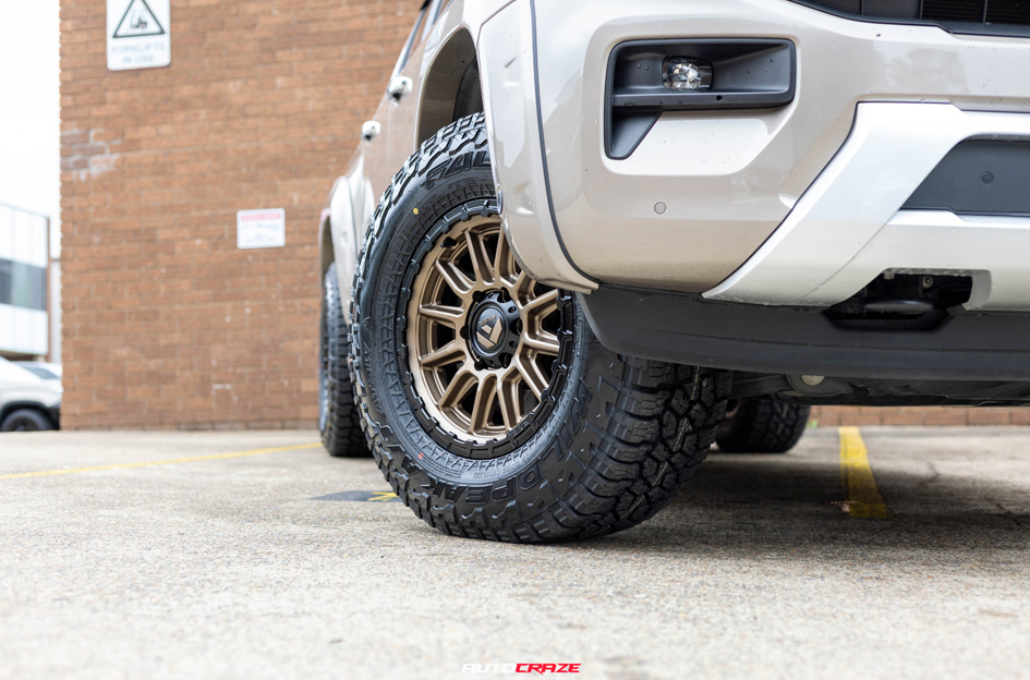 VOLKSWAGEN AMAROK FUEL PISTON MATTE BRONZE W/ GLOSS BLACK LIP