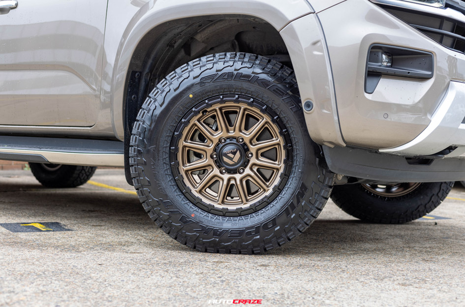 VOLKSWAGEN AMAROK FUEL PISTON MATTE BRONZE W/ GLOSS BLACK LIP
