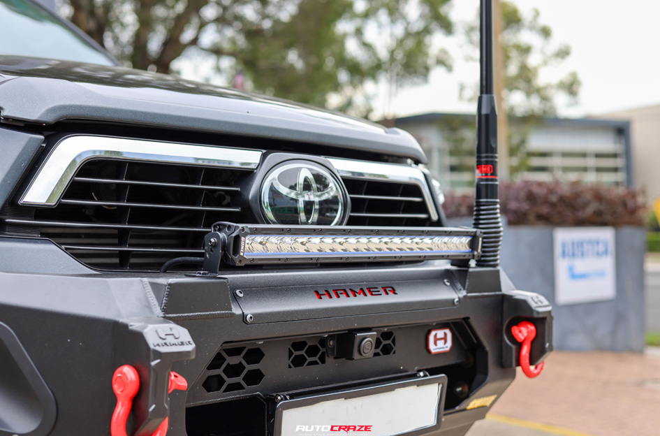TOYOTA HILUX ROGUE FUEL REBEL 6 MATTE BLACK