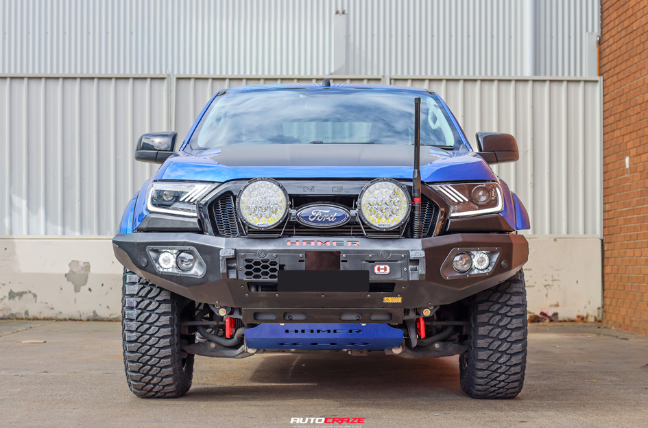 FORD RANGER PX3 NOMAD N232 GLOSS BLACK DARK TINT