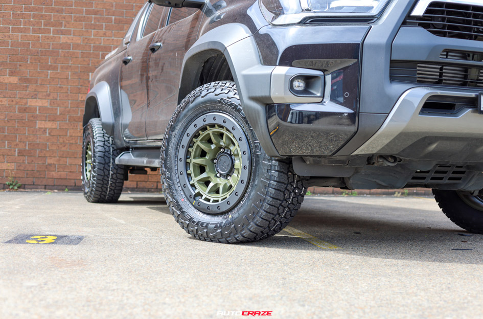 TOYOTA HILUX ROGUE BLACK RHINO TUSK OLIVE DRAB GREEN