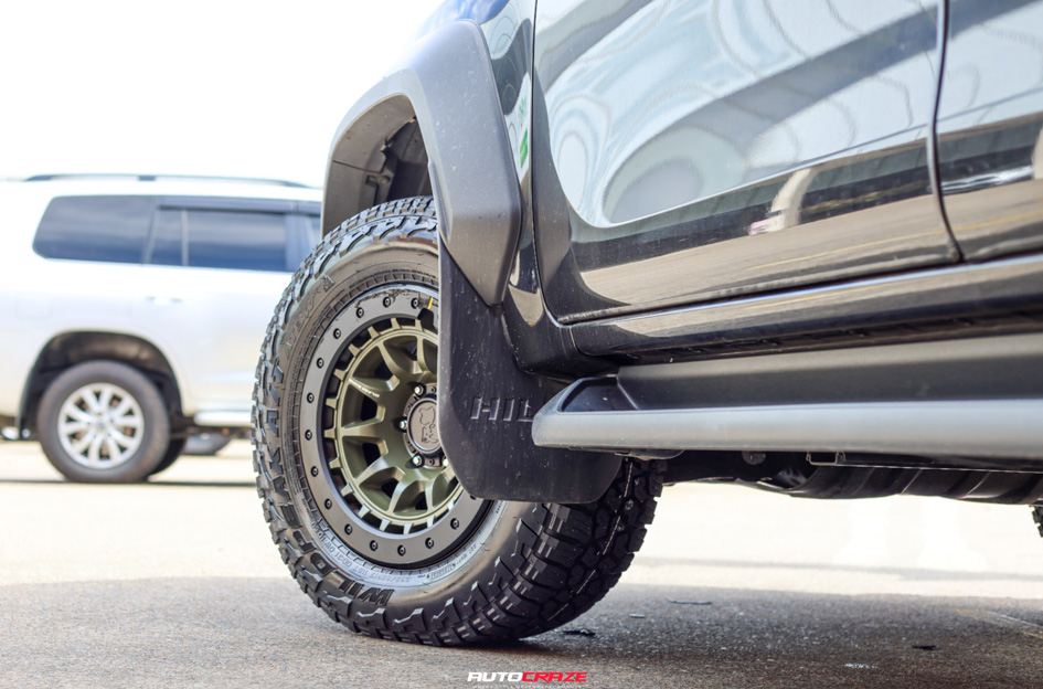 TOYOTA HILUX ROGUE BLACK RHINO TUSK OLIVE DRAB GREEN