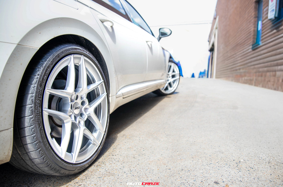 VOLSKWAGEN ARTEON TSW SLIPSTREAM SILVER MACHINED FACE
