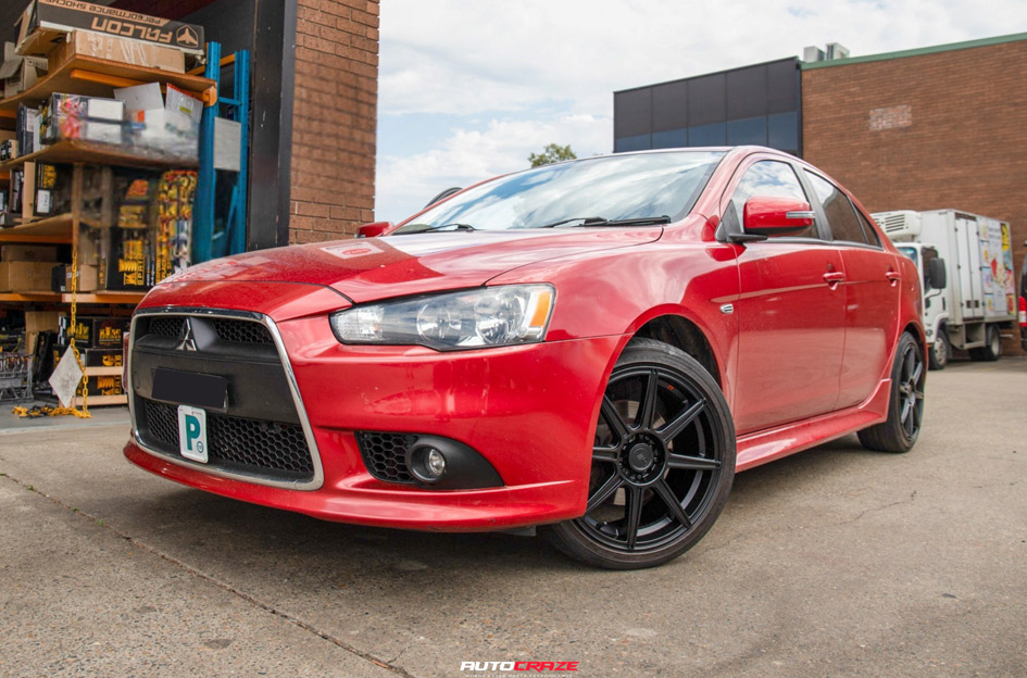 MITSUBISHI LANCER MOTEGI RACING MR142 SATIN BLACK