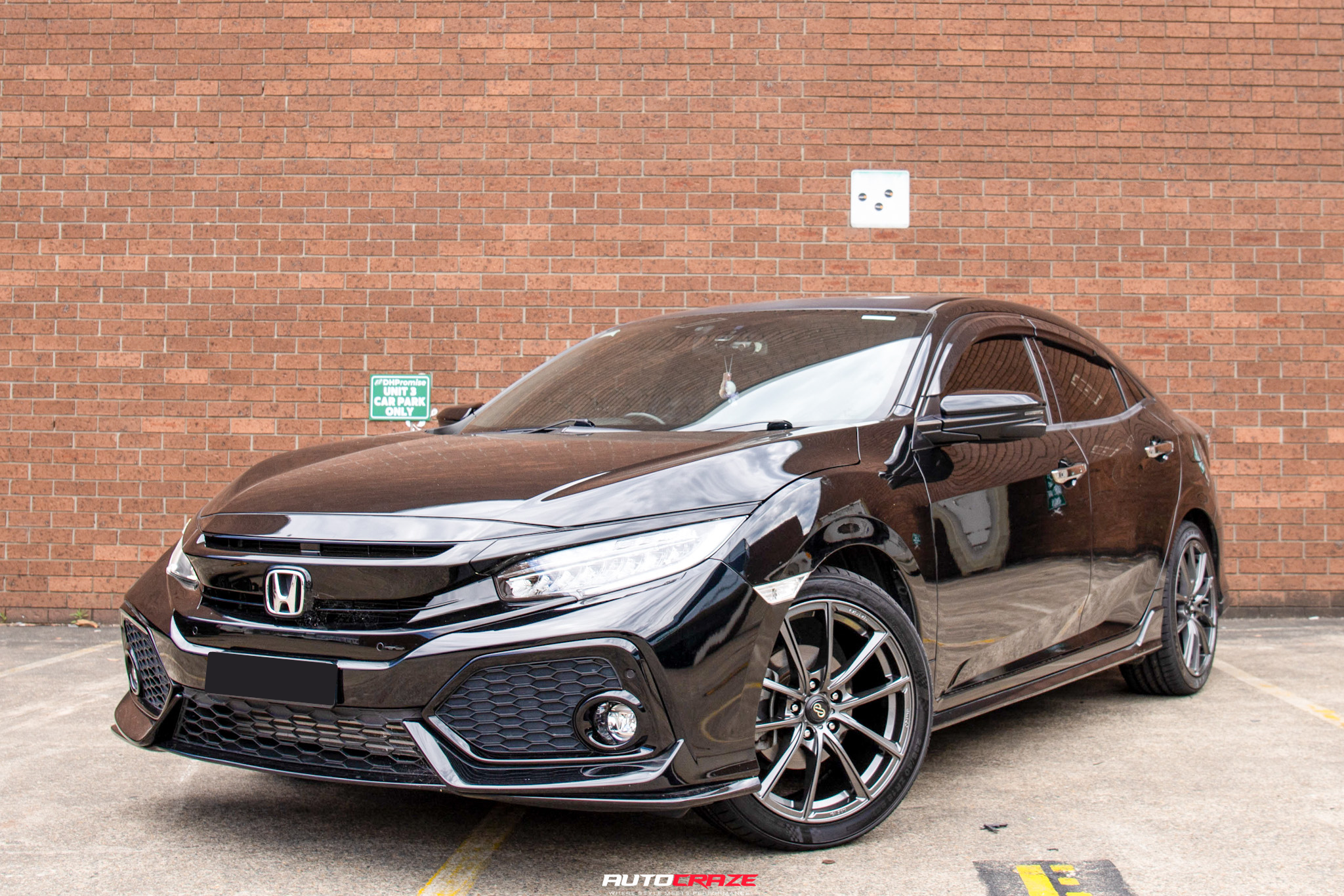 HONDA CIVIC RS ENKEI SC50 GLOSS GUNMETAL