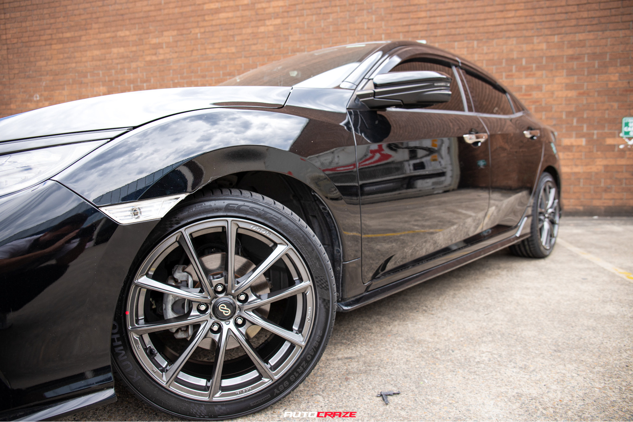 HONDA CIVIC RS ENKEI SC50 GLOSS GUNMETAL