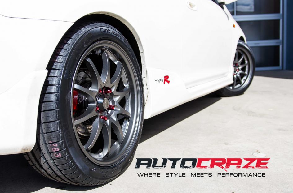 HONDA CIVIC 5 STUD ROTATE GUN METALLIC MATTE