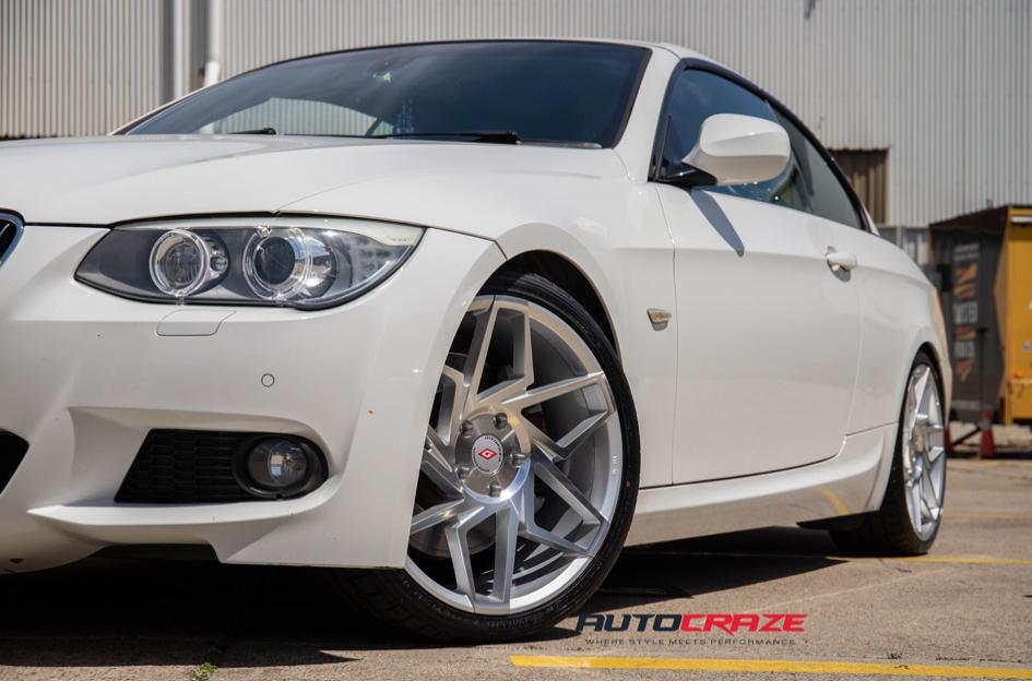 BMW 3 SERIES IFG27 SILVER MACHINED FACE