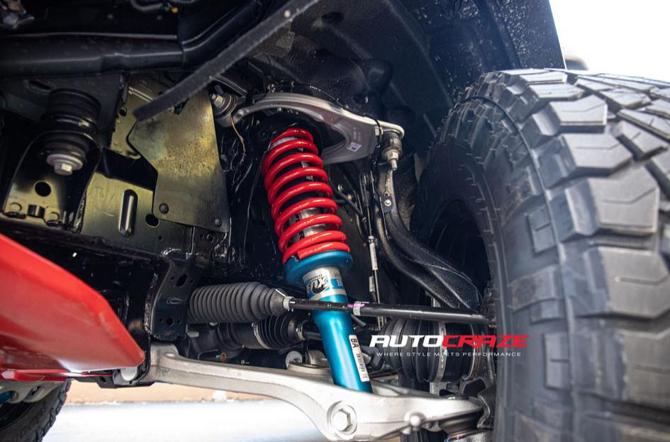 FORD RANGER RAPTOR CHAOS GLOSS BLACK RED MILLED