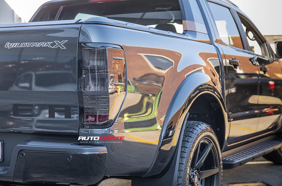 FORD RANGER AVALANCHE MATTE BLACK FRONT MILLED
