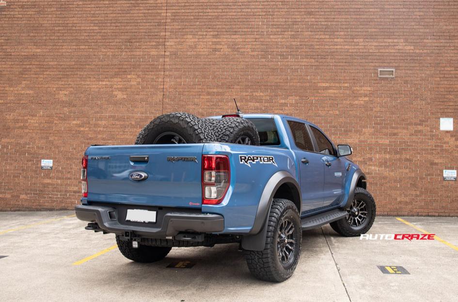 FORD RANGER RAPTOR FLORIDA MACHINED FACE BLACK MATTE GREY TINT