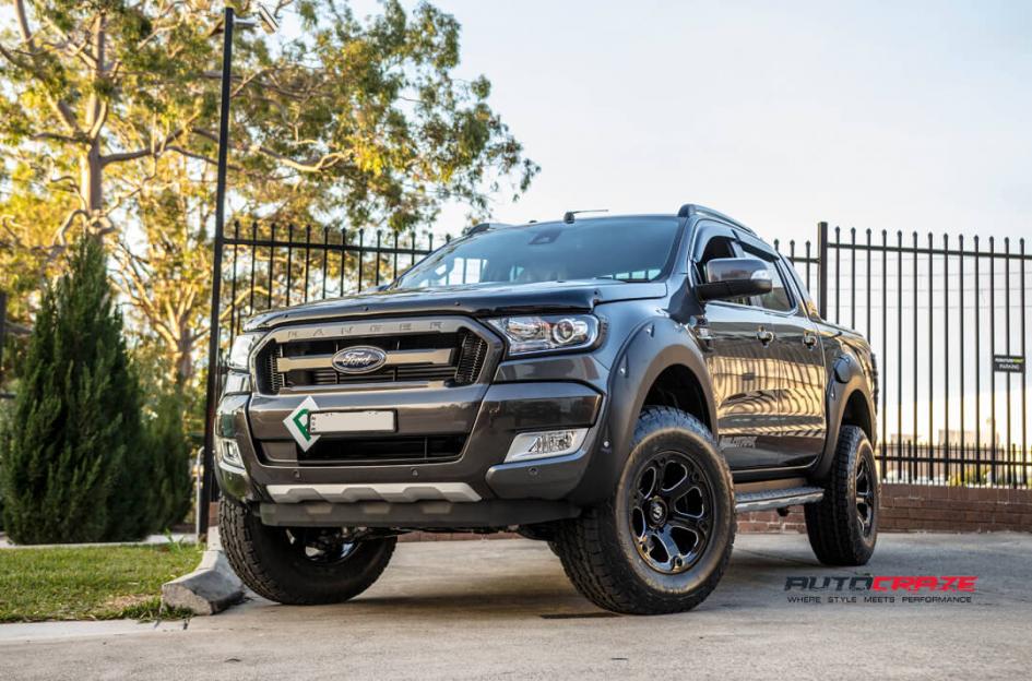 FORD RANGER BEAST GLOSS BLACK MILLED ACCENTS