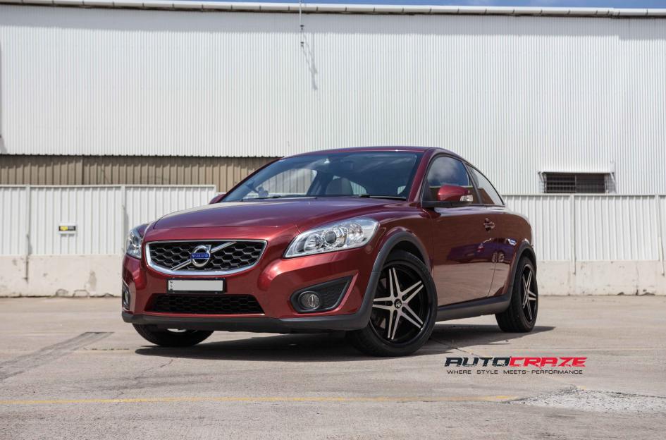 VOLVO C30 CONQUEST BLACK MACHINED FACE