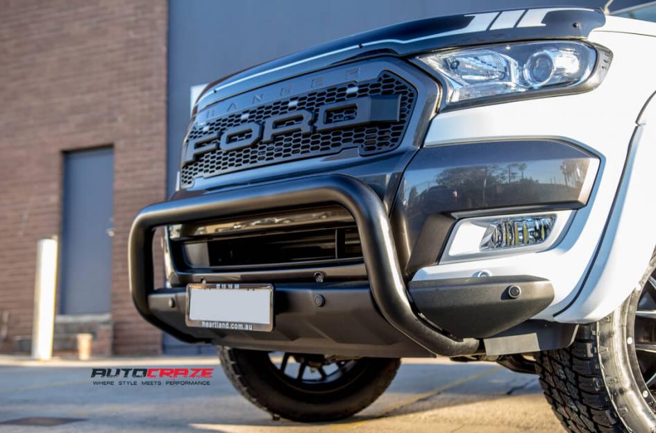 FORD RANGER AB807 SATIN BLACK MILLED