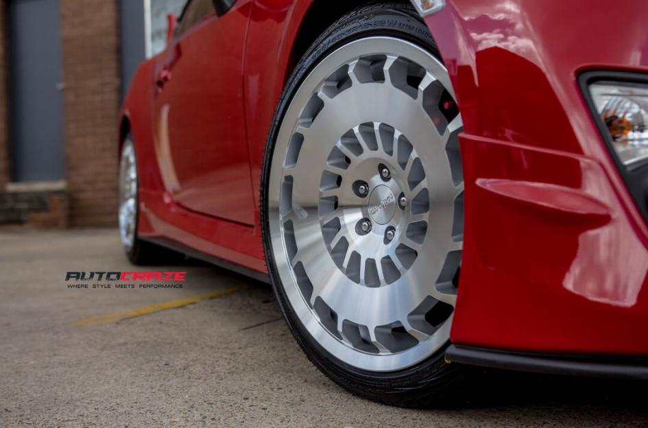 TOYOTA 86 CCV SILVER MACHINED FACE