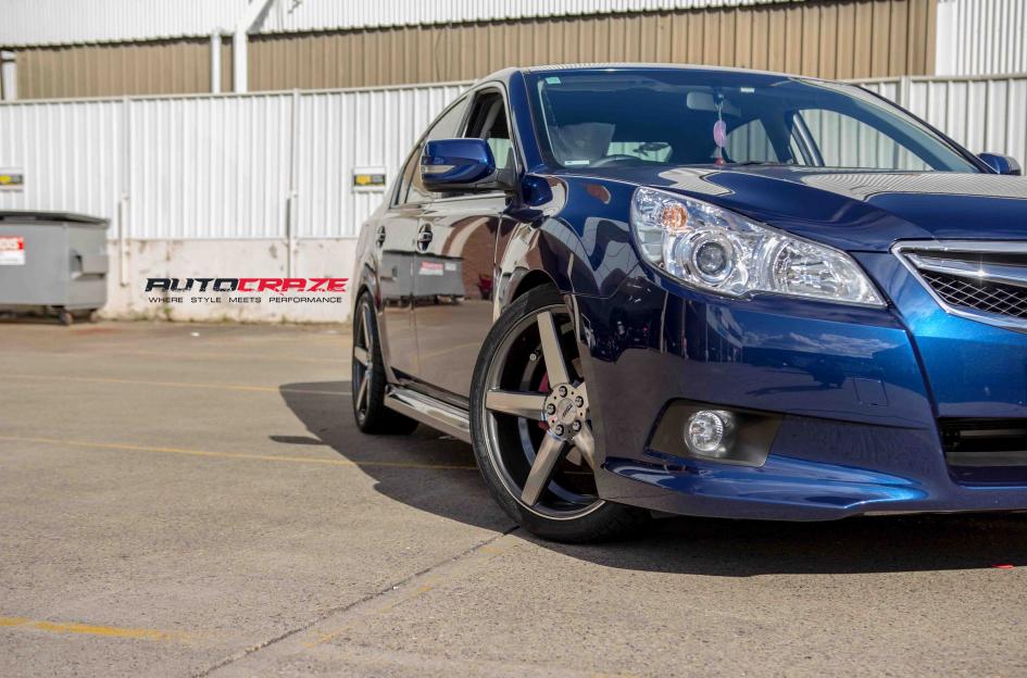 SUBARU LIBERTY SOCHI GUN METAL MACHINED FACE
