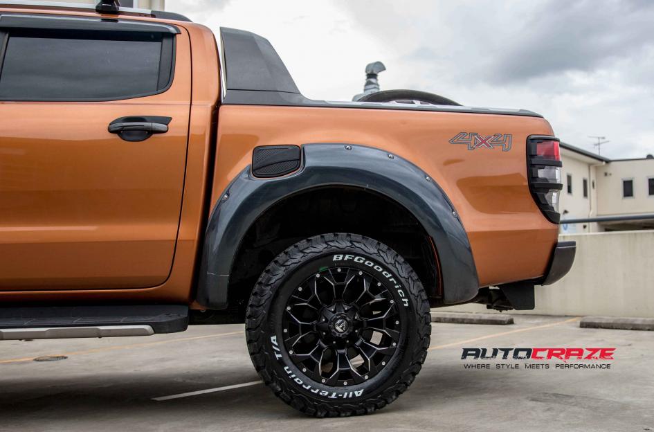 FORD RANGER ASSAULT GLOSS BLACK MILLED ACCENTS 6