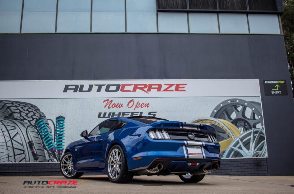 FORD MUSTANG ESSEN SILVER MACHINED FACE