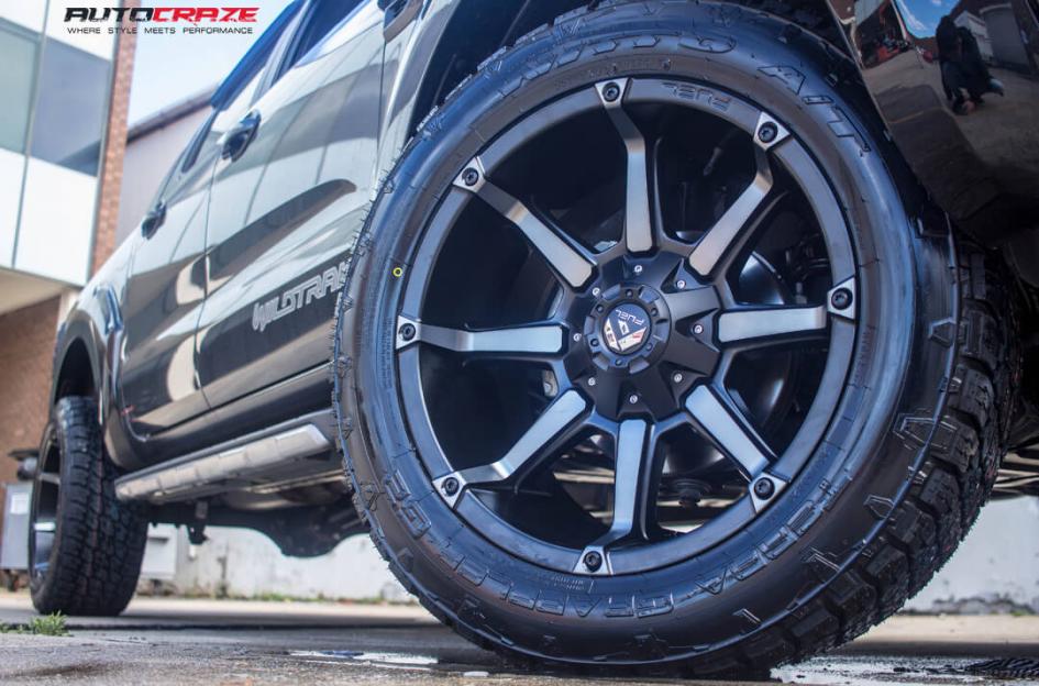 FORD RANGER COUPLER BLACK MACHINED WITH DARK TINT
