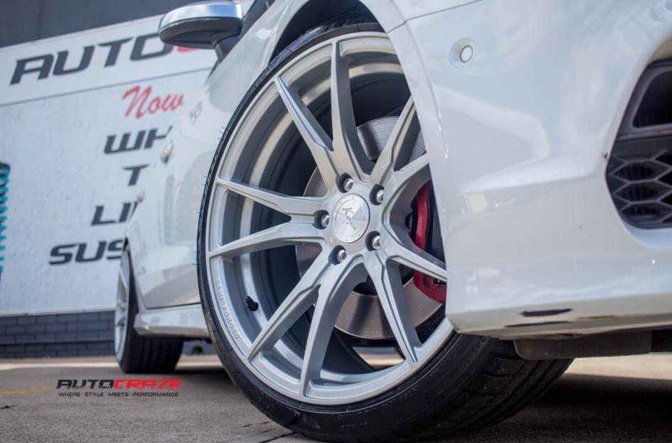 AUDI S3 2003 ONWARDS SF06 SILVER MACHINED FACE
