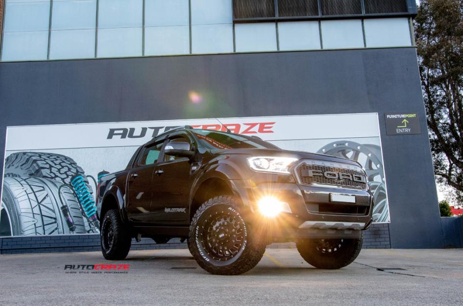 FORD RANGER GD03 GLOSS BLACK MILLED ACCENTS