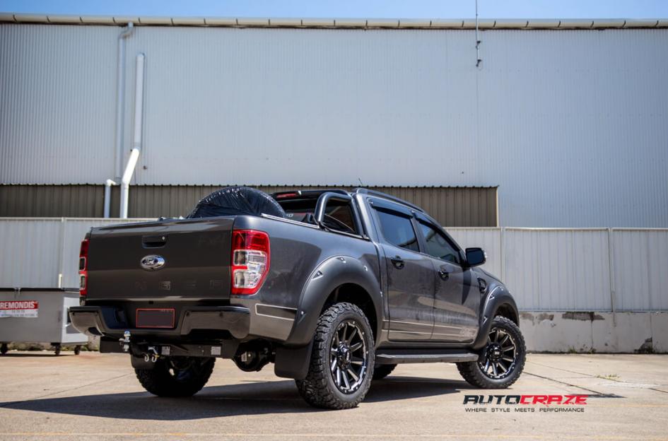 FORD RANGER GD05 MATTE BLACK MILLED ACCENTS