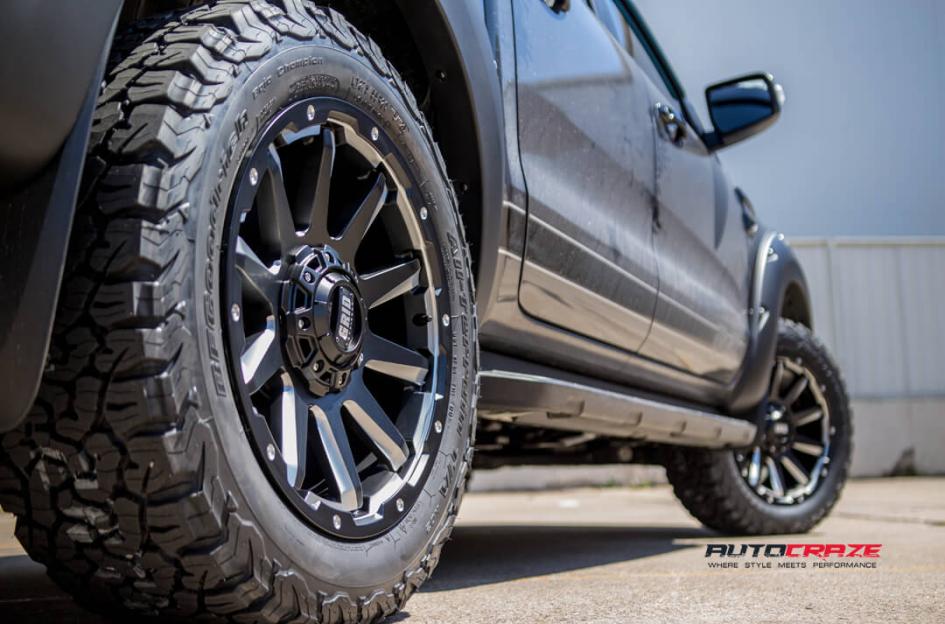 FORD RANGER GD05 MATTE BLACK MILLED ACCENTS