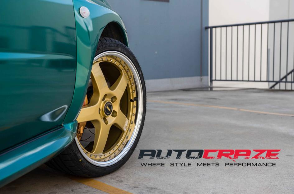 SUBARU WRX FR 1 GOLD POLISH LIP