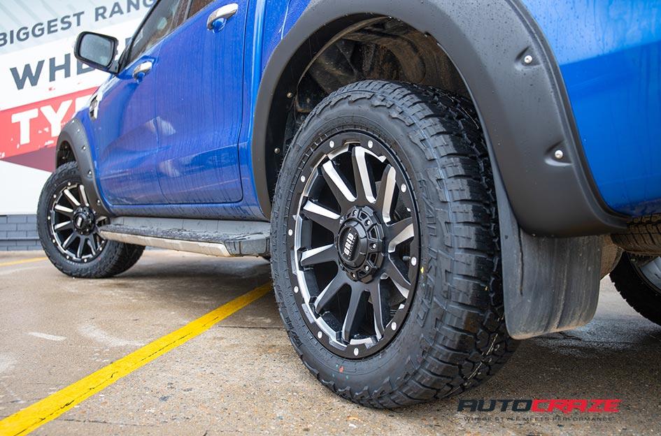 FORD RANGER GD05 MATTE BLACK MILLED ACCENTS